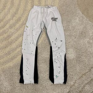 Gallery Dept. Ink Painted Flare White Sweatpants for Men Size Large